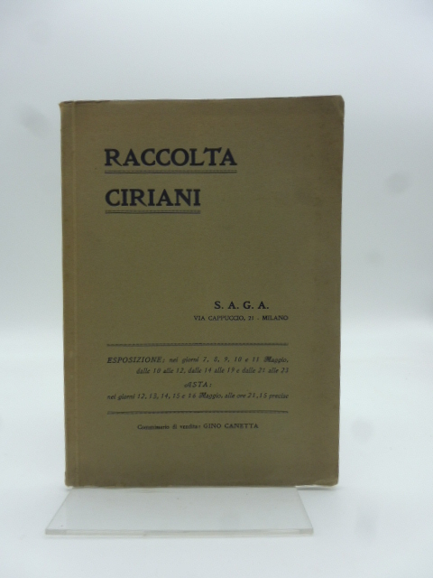Raccolta Ciriani. S.A.G.A., Milano
